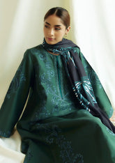 COCO by Zara Shahjahan Winter '24 | D-05B Peridot | 3PC Khaddar Suit